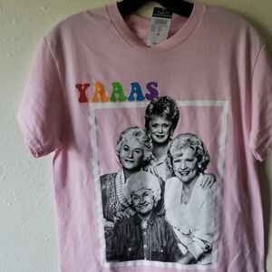 Rue21 Pink Graphic Tee with Iconic Print